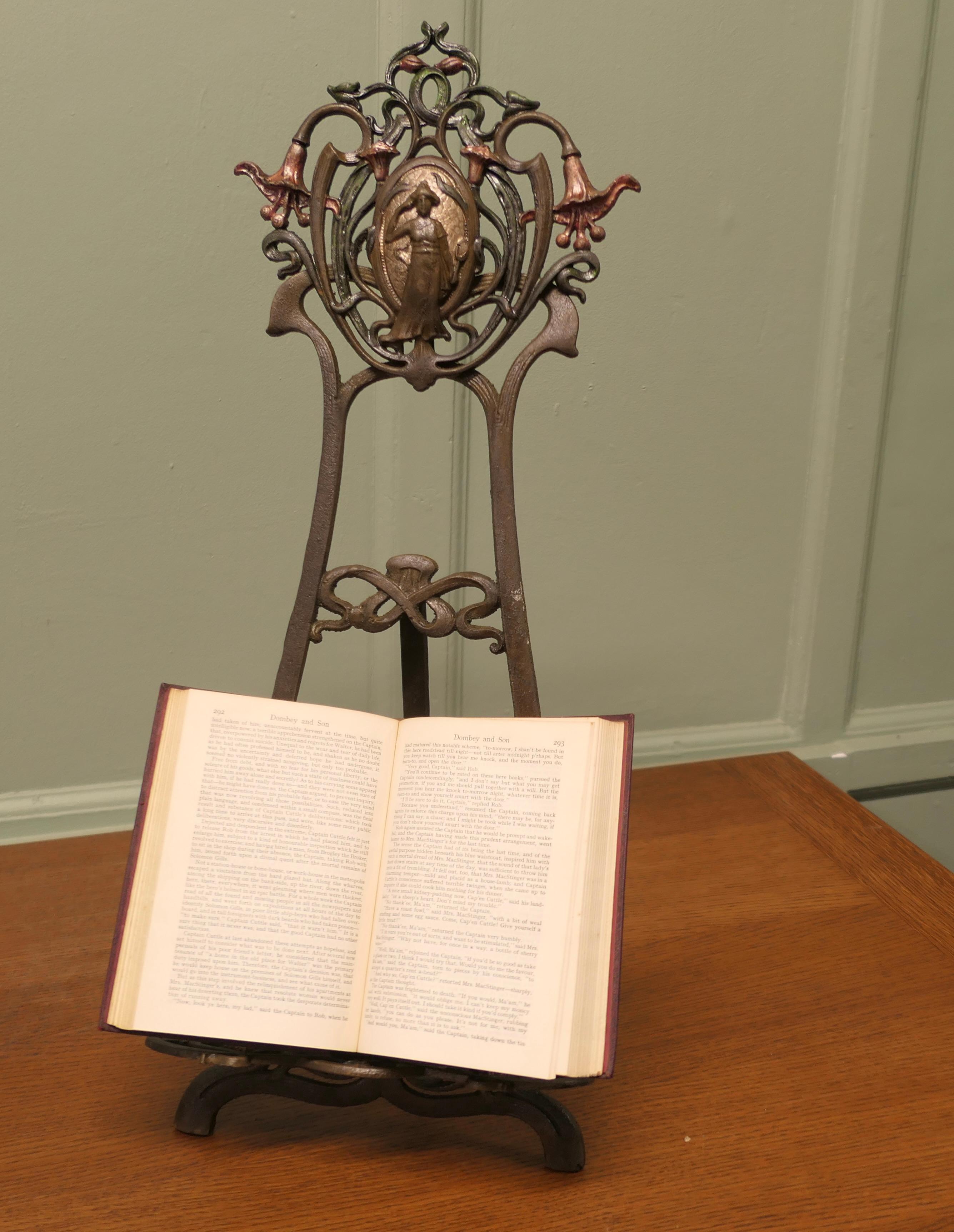 French Art Nouveau Table Easel or Book Rest In Good Condition For Sale In Godshill, Isle of Wight