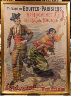 French Art Nouveau Theatre Poster
