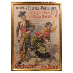 French Art Nouveau Theatre Poster