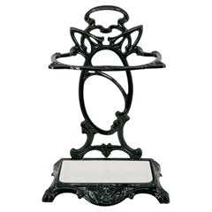 French Art Nouveau Umbrella Stand, 1900