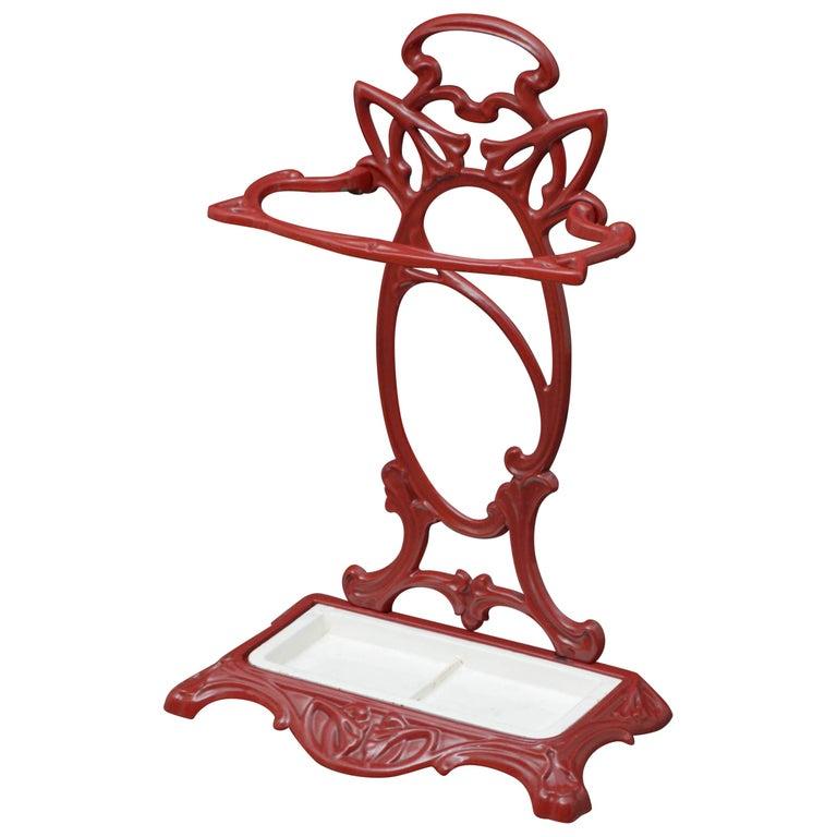 French Art Nouveau  Umbrella Stand For Sale 3