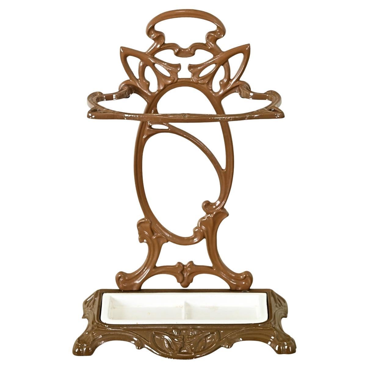 French Art Nouveau Umbrella Stand
