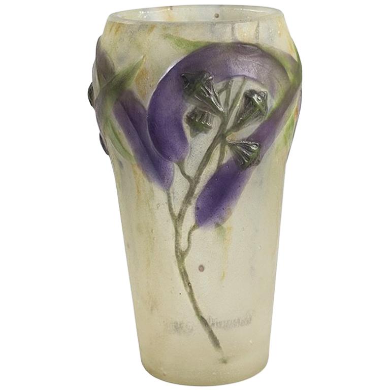 French Art Nouveau Vase, "Eucalyptus, " by Gabriel Argy-Rousseau