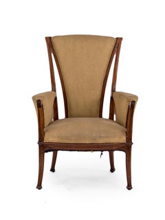 French Art Nouveau Berg√©re Arm Chair