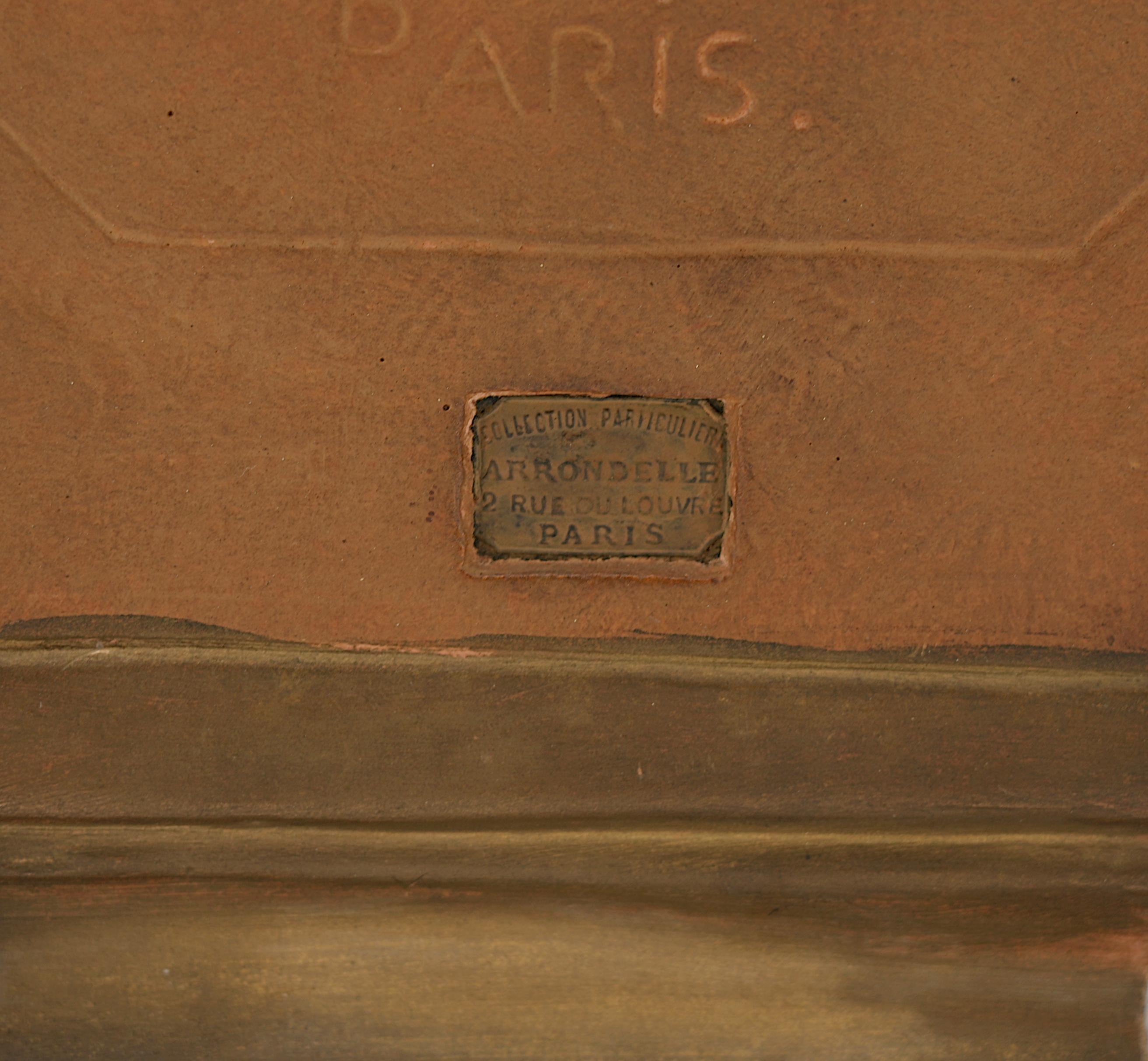 Buste de jeune fille en cire Art nouveau français, vers 1900 en vente 5