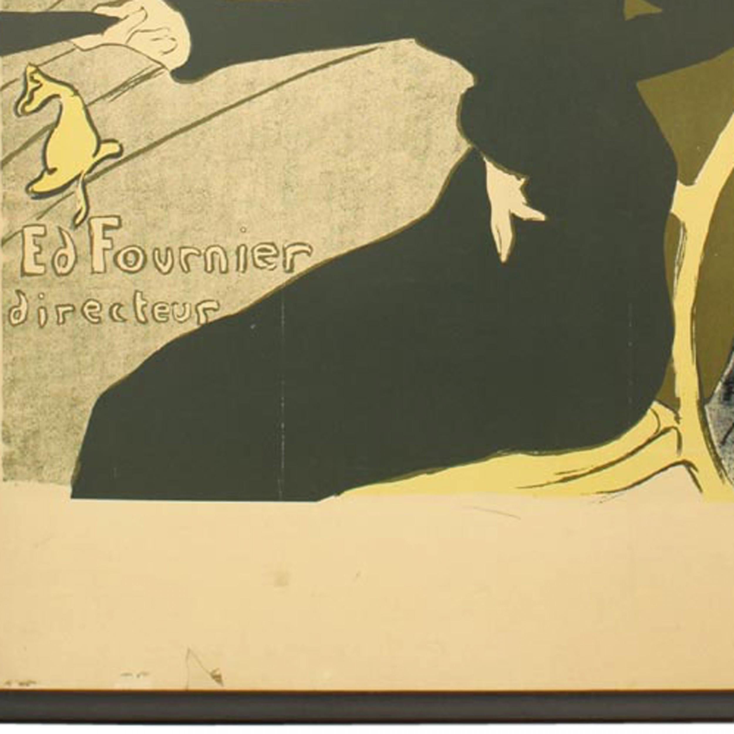 20th Century French Art Nouveau Women Portrait Poster For Sale