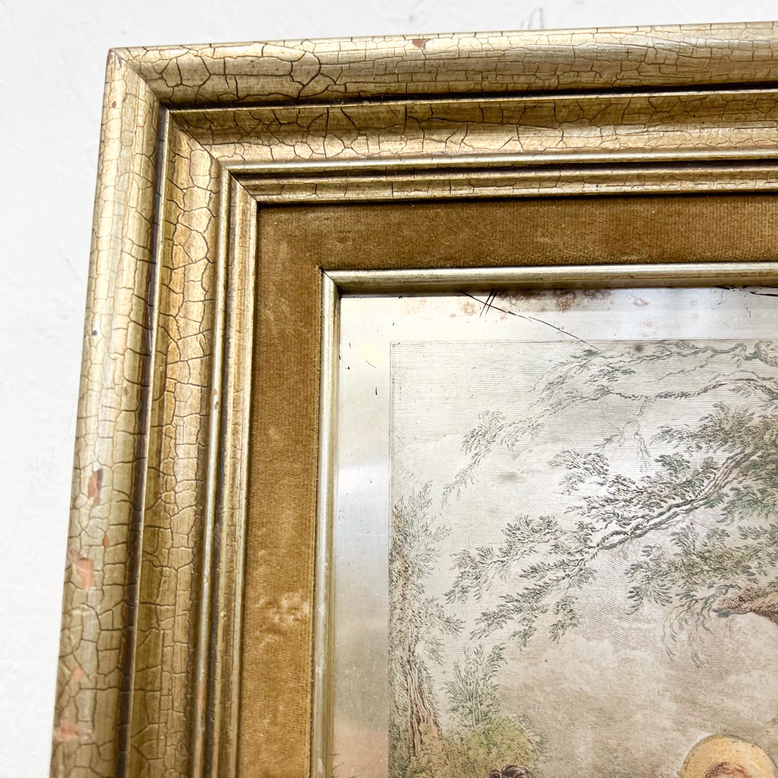 Silberblech Französische Kunst: Le Colin-Maillard Radierung Jacques Firmin Beauvar (Rokoko) im Angebot