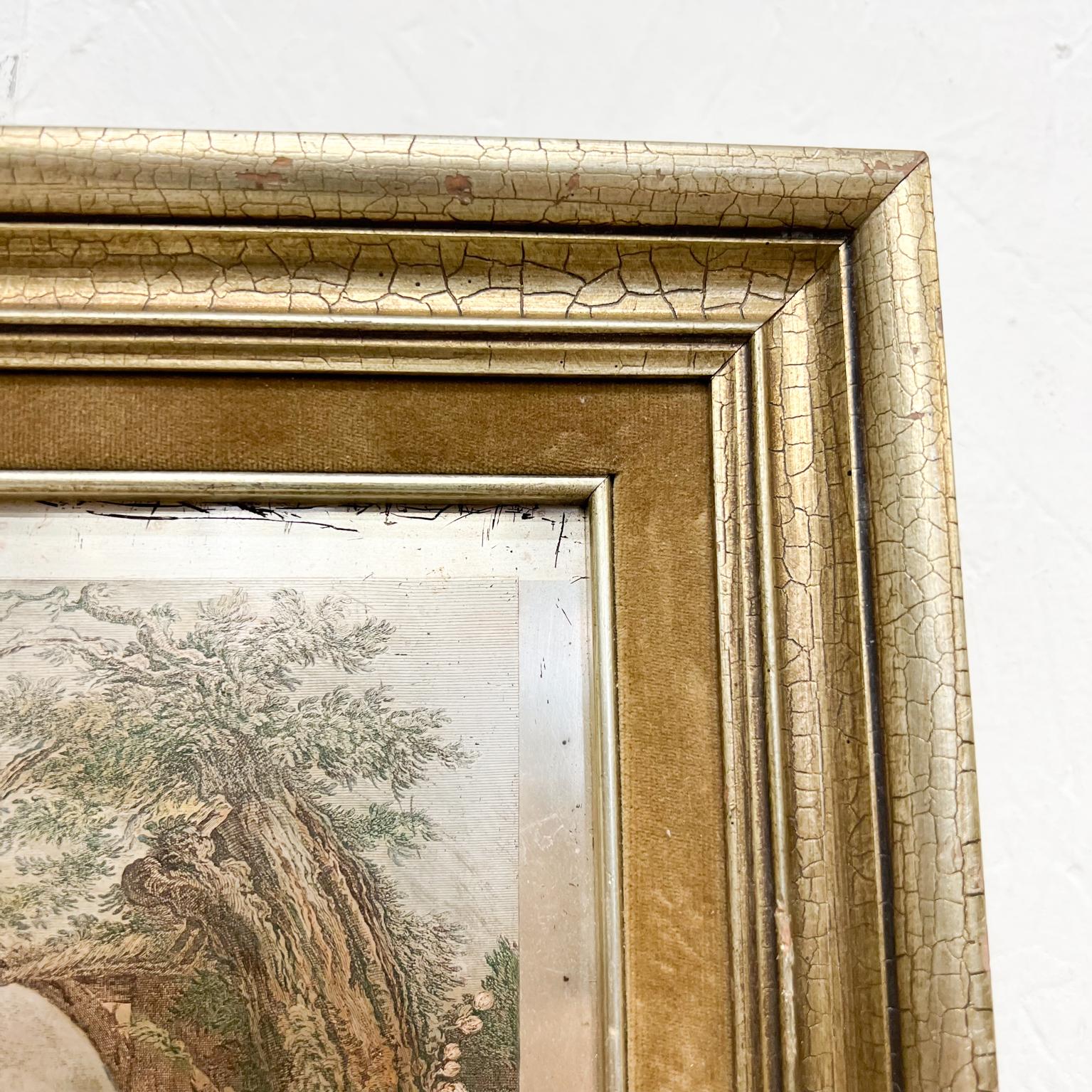 Silberblech Französische Kunst: Le Colin-Maillard Radierung Jacques Firmin Beauvar im Zustand „Gut“ im Angebot in Chula Vista, CA