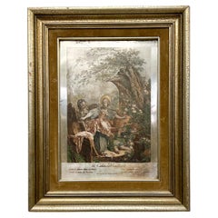 Argenterie d'art française : Le Colin-Maillard Gravure de Jacques Firmin Beauvar