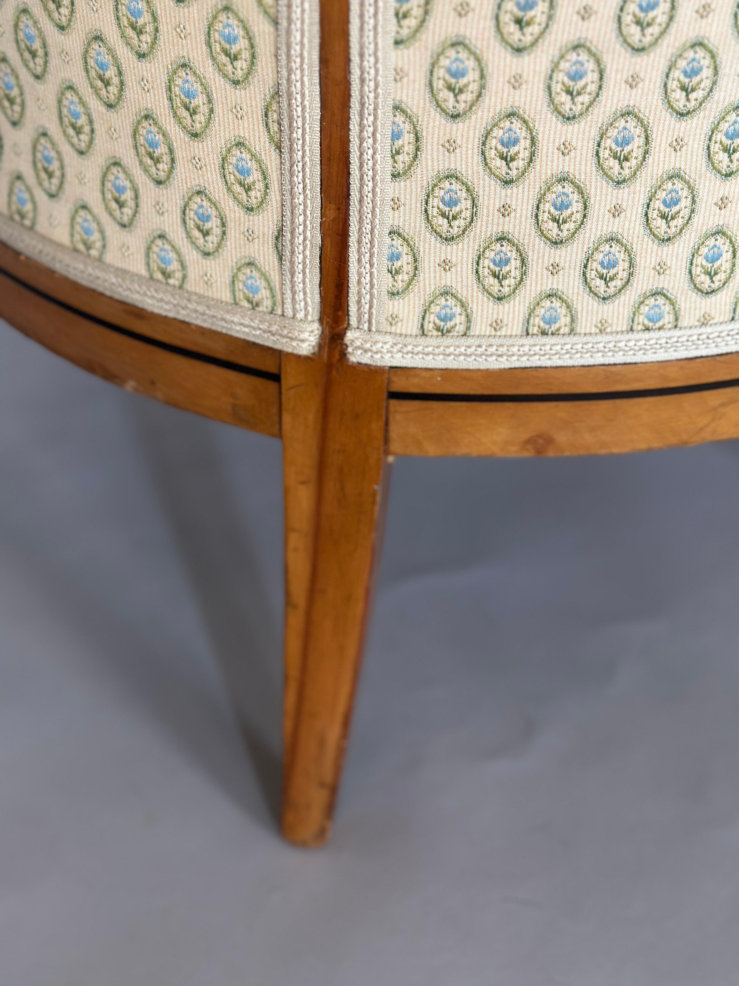 Fabric French Artdeco Armchair, 1930s For Sale