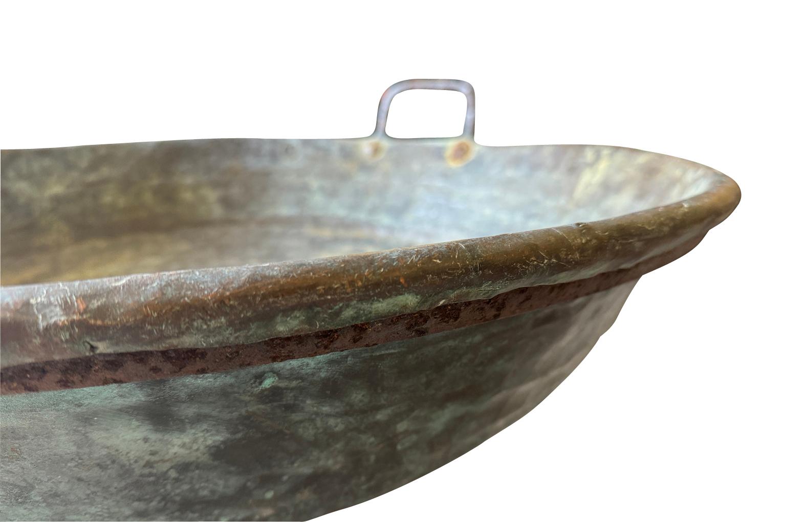French Arte Populaire Padelle - Copper Pan For Sale 4