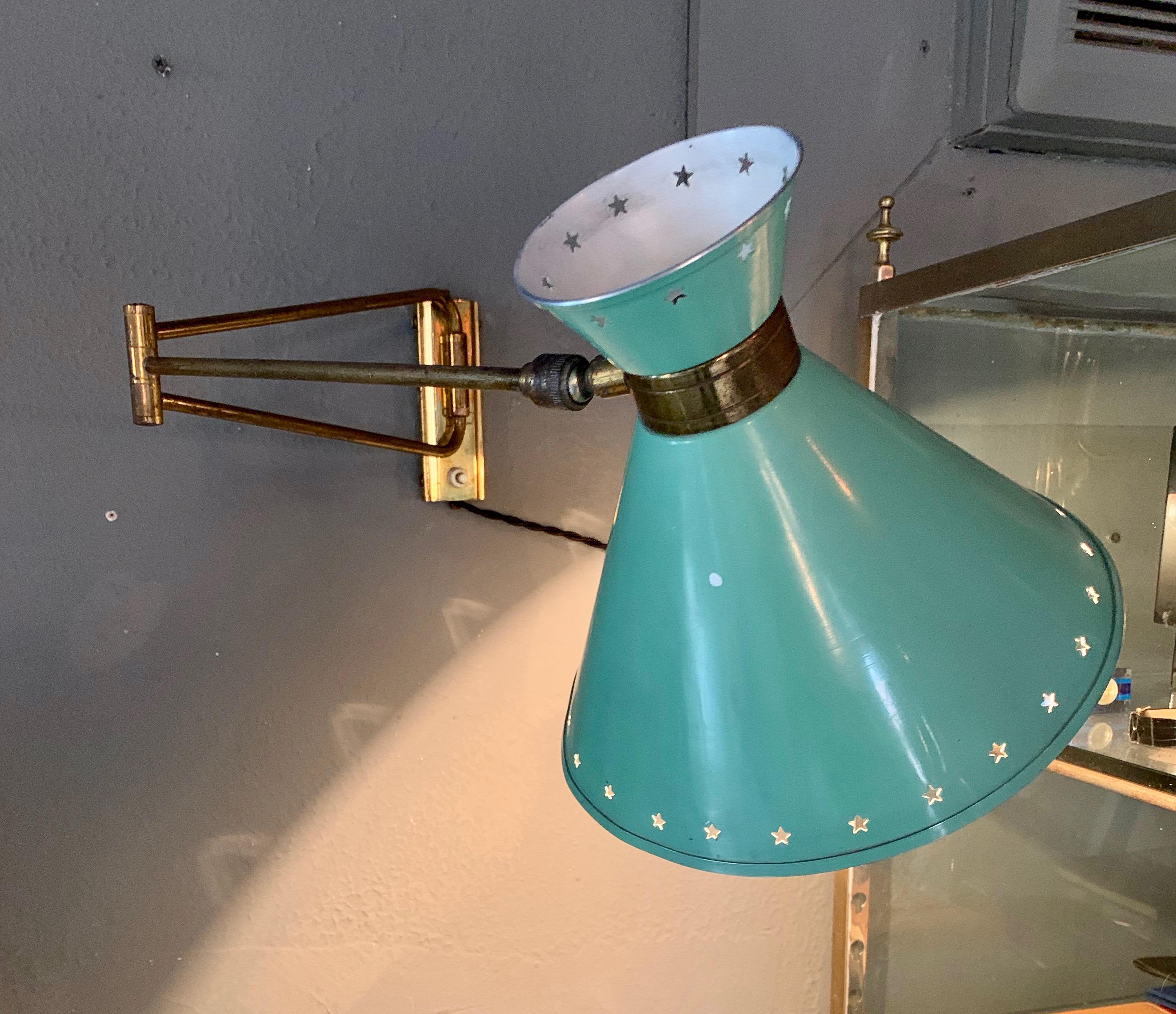 French Articulating Sconce by Lunel In Good Condition In Los Angeles, CA