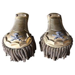 French Artillery Officer's Epaulettes, Mid-late 19th Century