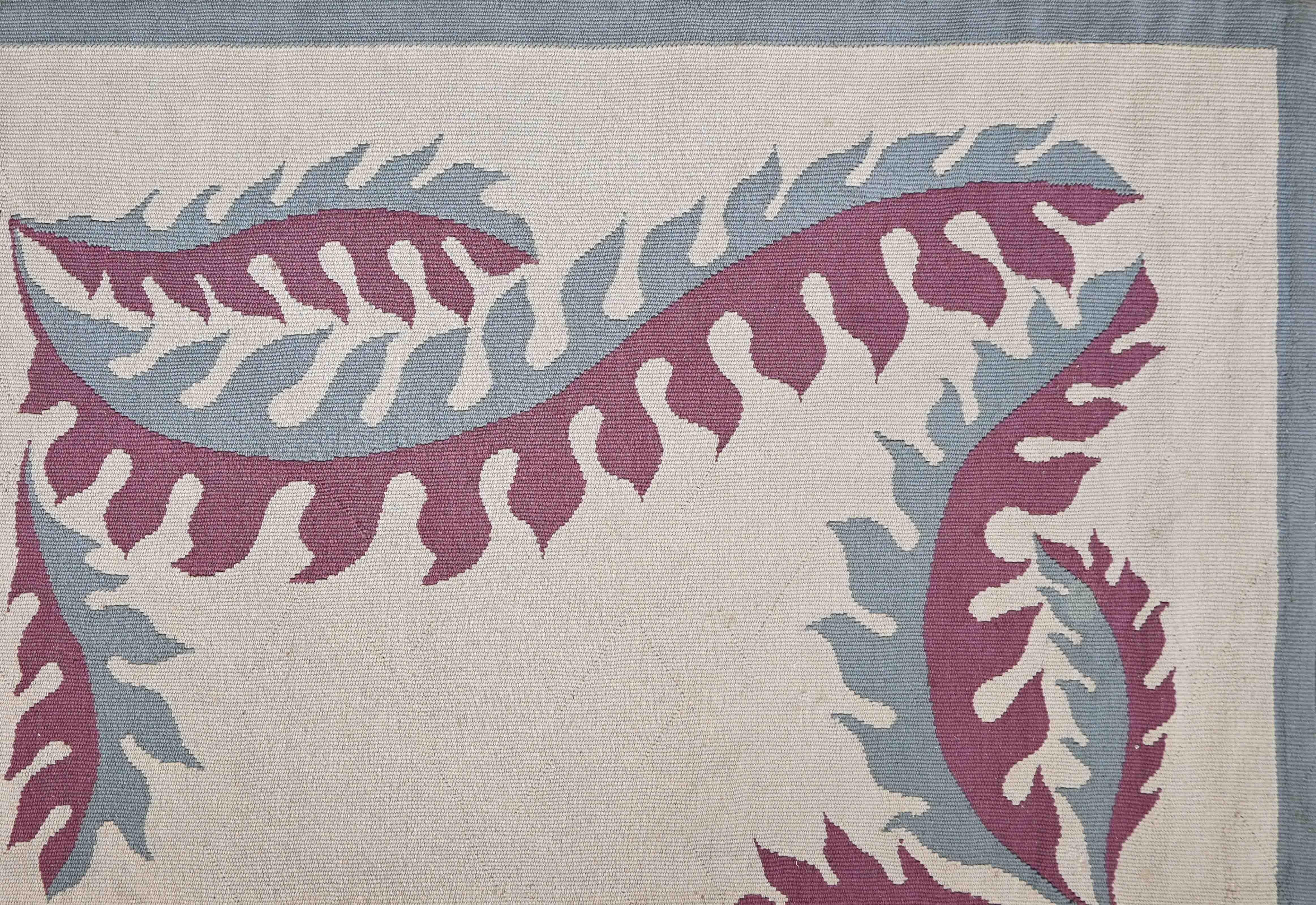 Art Nouveau French Artist carpet or Rug from the Aubusson factory - 220x153 - No. 1516 For Sale