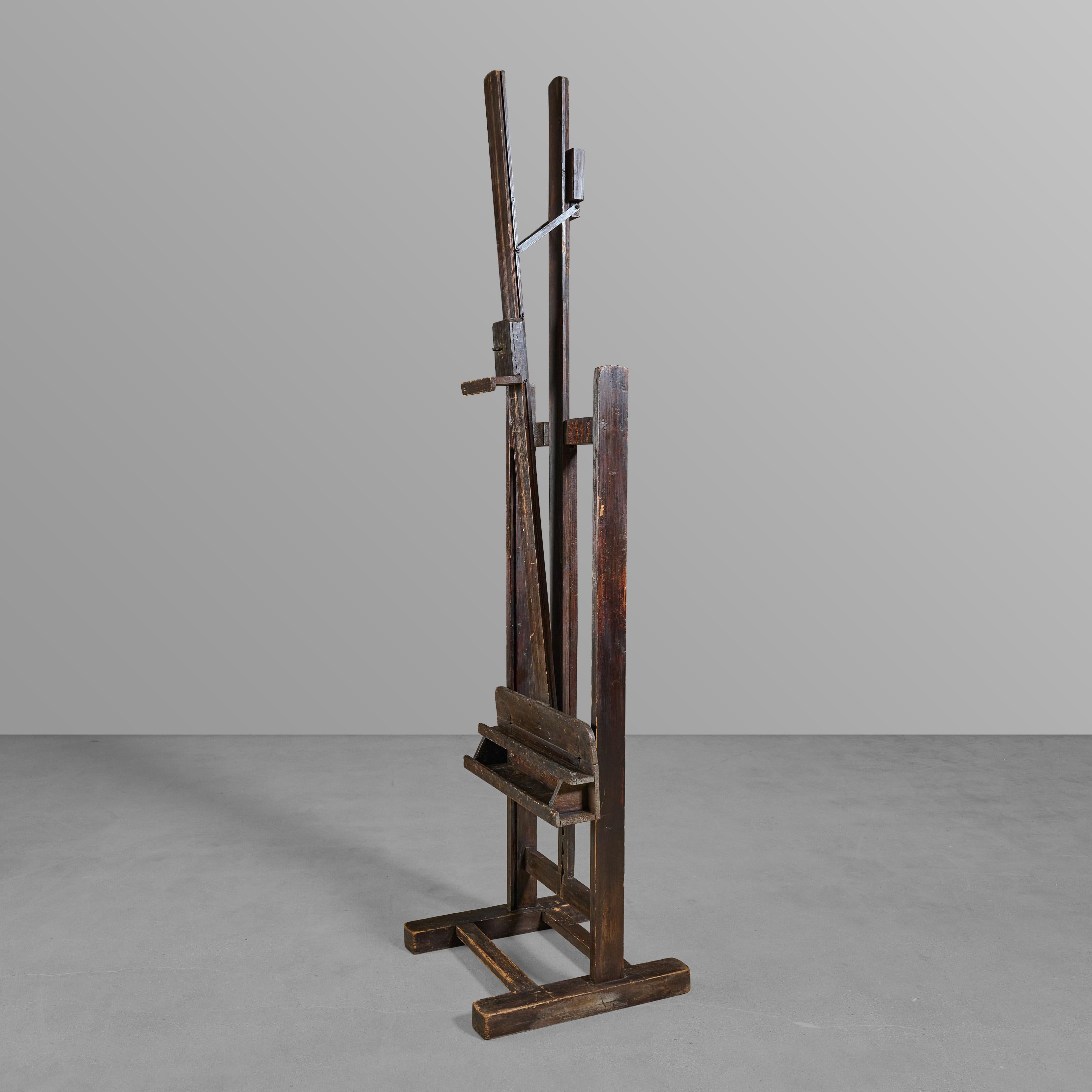 Early 20th Century French Artist Easel For Sale