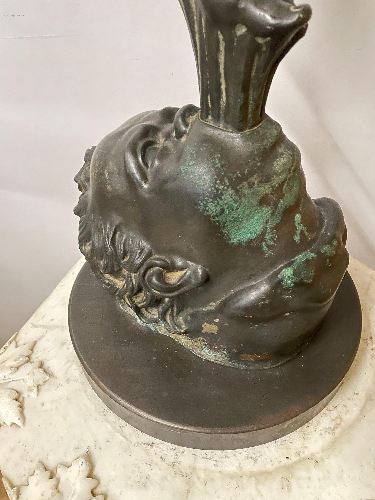 Französischer Künstler, lebensgroße Statue der Hermes, Bronze, Frankreich, 18. Jahrhundert im Angebot 9