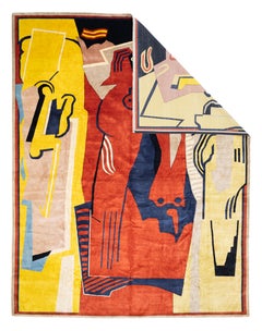 French Artistic Rug by Albert Gleizes 11’6” x 14’7”