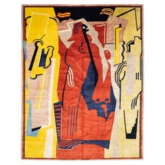 Tappeto Artistics francese di Albert Gleizes 11'6" x 14'7"