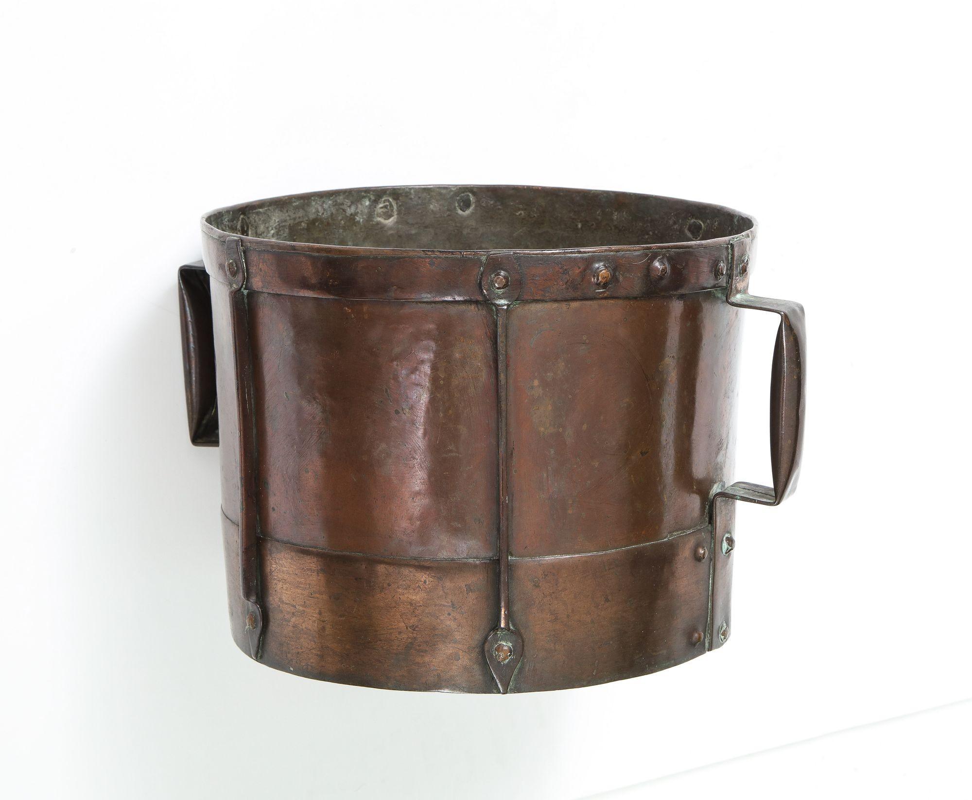 French Arts and Crafts Copper Measure In Good Condition For Sale In Greenwich, CT