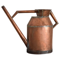 French Arts and Crafts Copper Watering Pitcher, ca. 1900