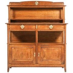 French Arts & Crafts Oak Sideboard or Server