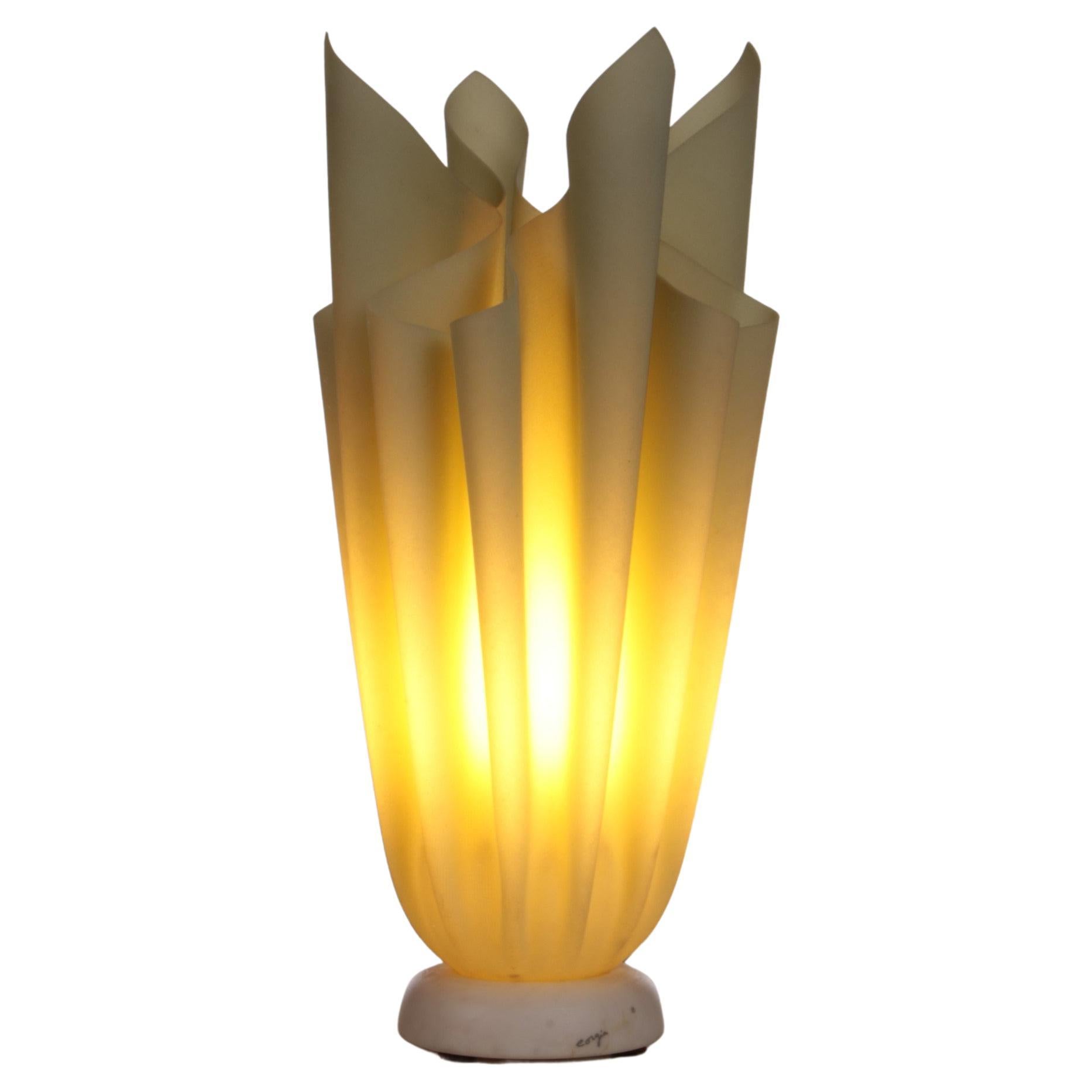 French "Athens" Draped Table Lamp by Georgia Jacob, 1970s