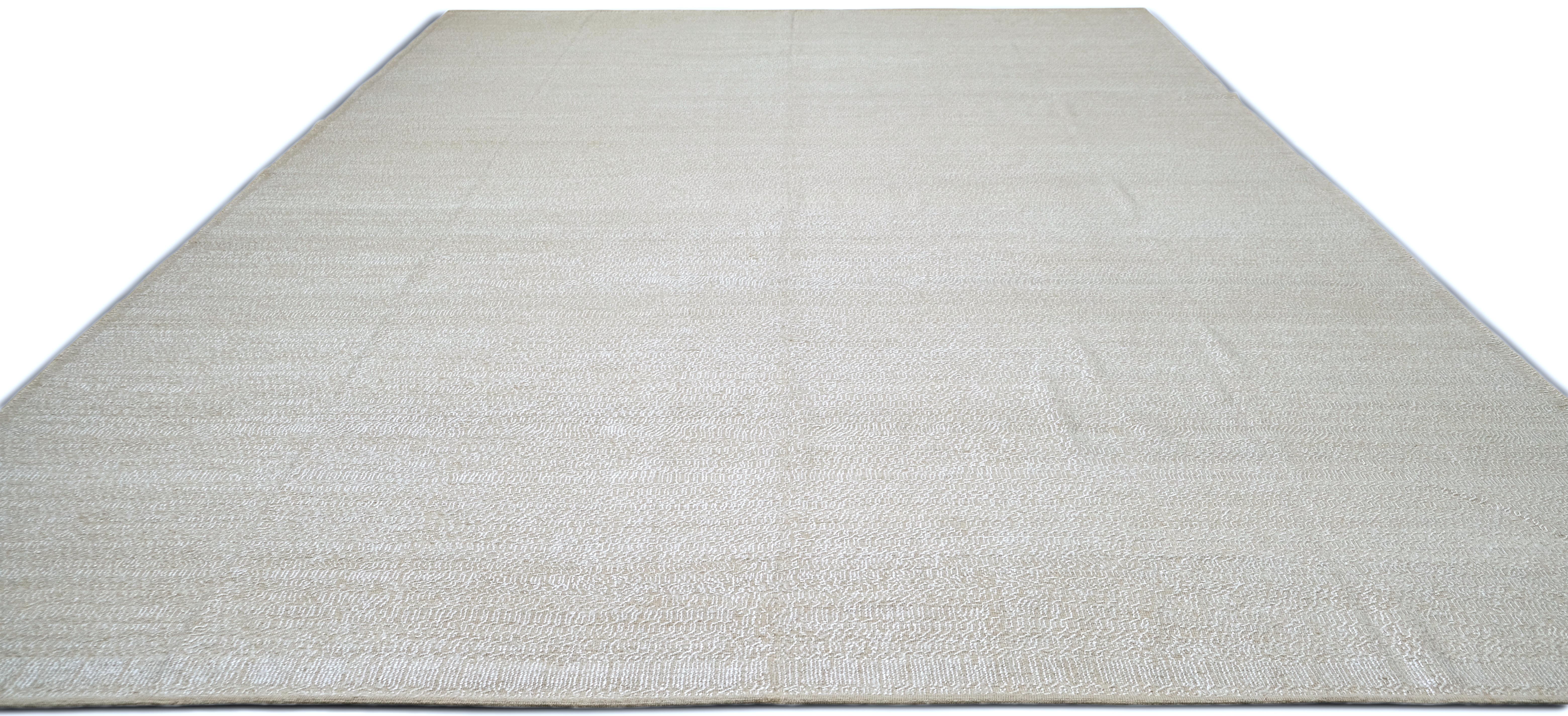 Französischer Aubusson- und persischer Soumak-Gewebe-Teppich, inspiriert, 10'x13'5'' (Handgeknüpft) im Angebot