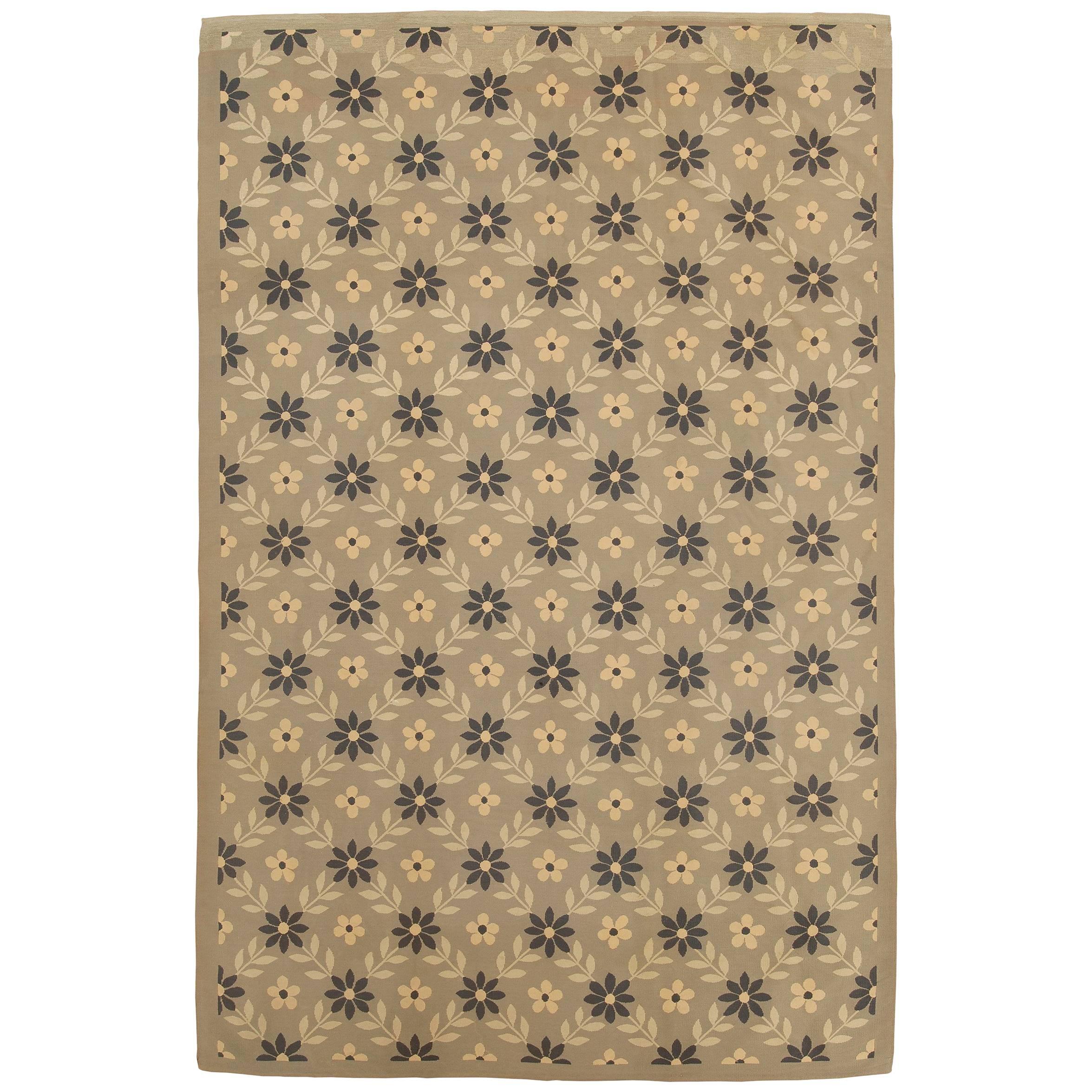 Französischer französischer Aubusson-Teppich, 1920 im Angebot
