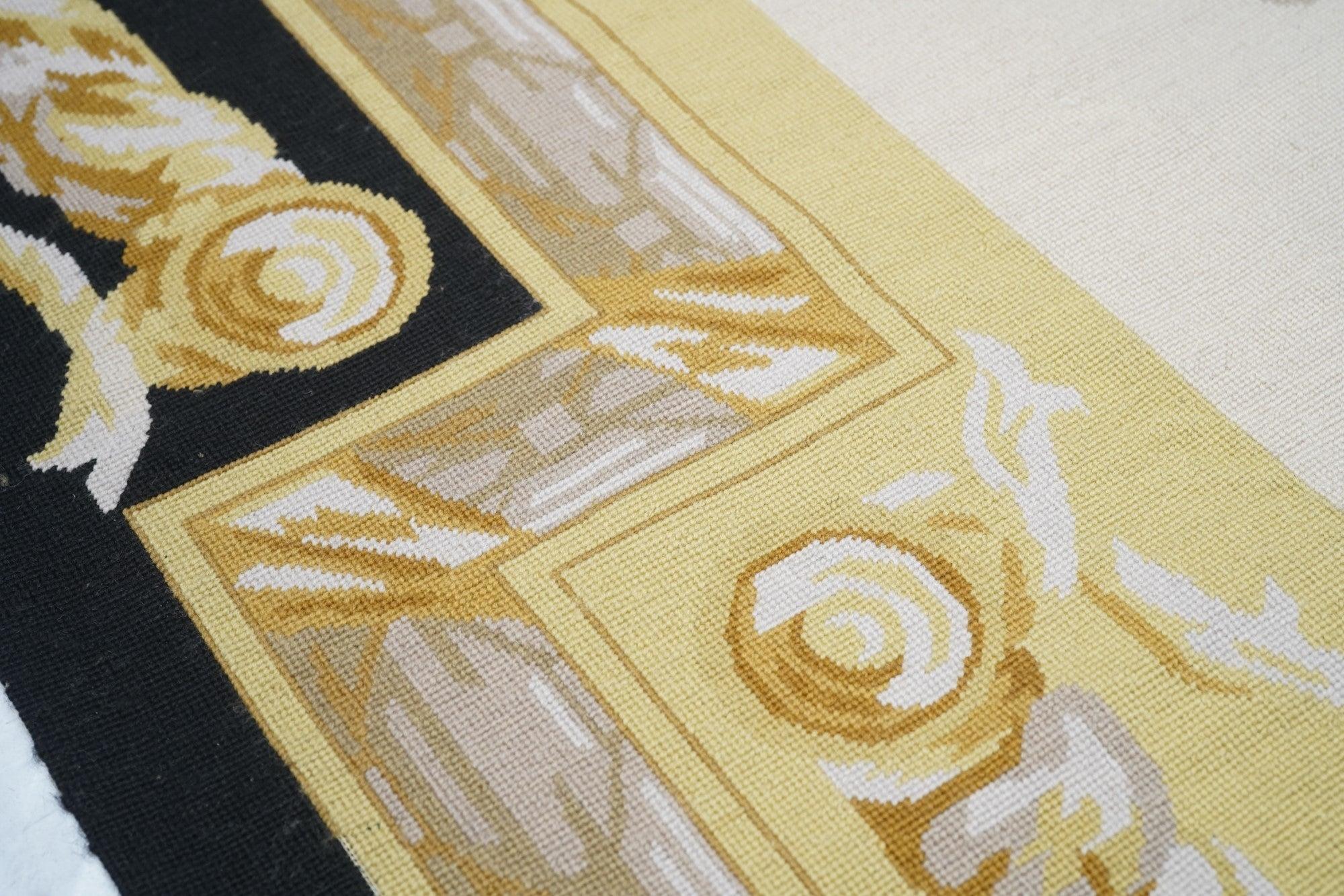 XXIe siècle et contemporain Tapis français Aubusson Design 10' x 14' en vente