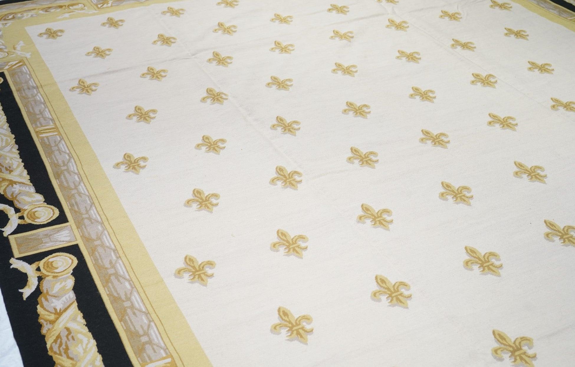 Tapis français Aubusson Design 10' x 14' en vente 1