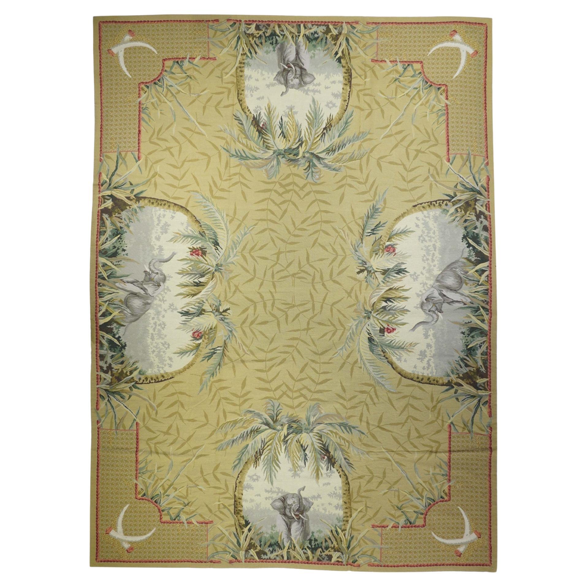 French Aubusson Design Rug 10' x 14'