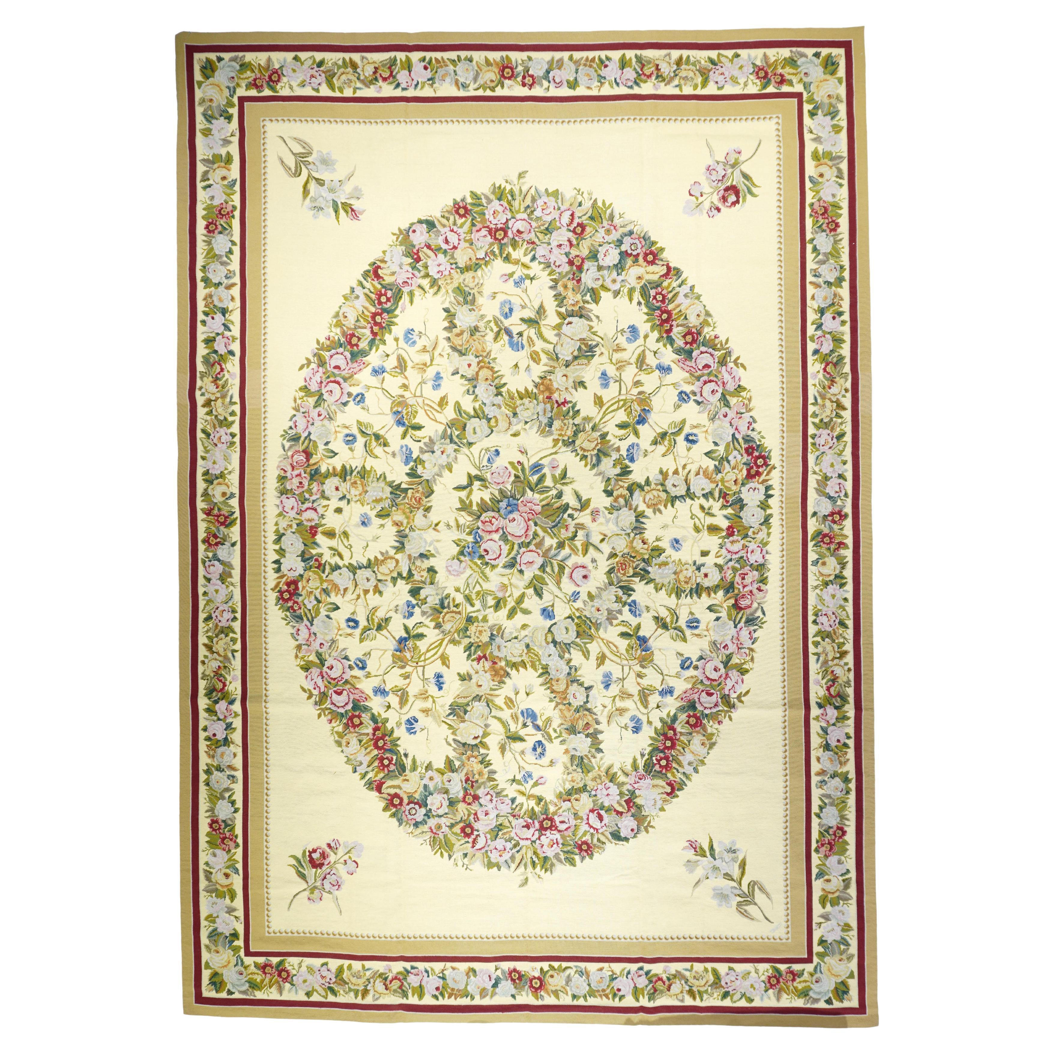 French Aubusson Design Rug 10'0'' x 14'0''