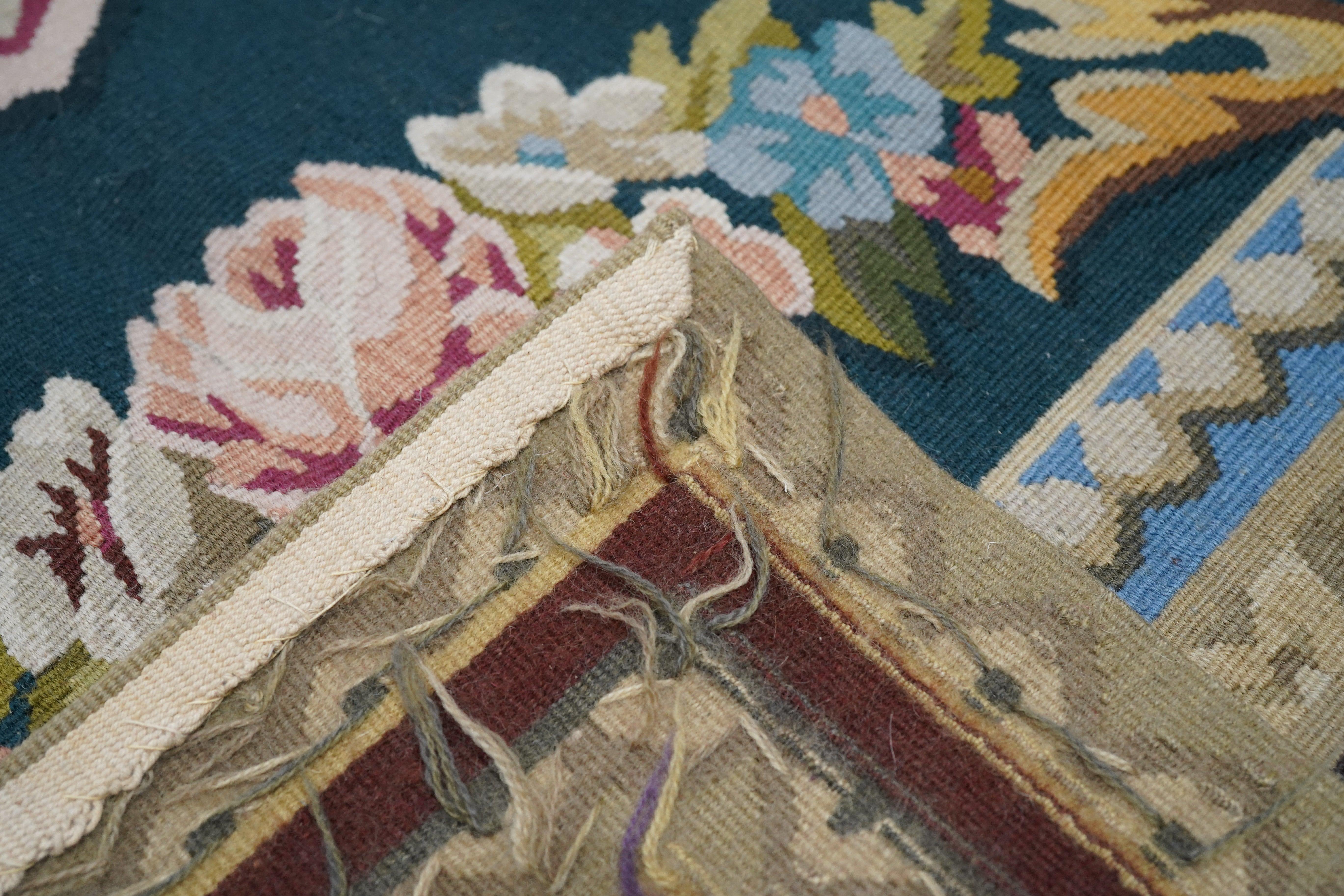French Aubusson Design Rug 12'0'' x 15'0'' For Sale 5