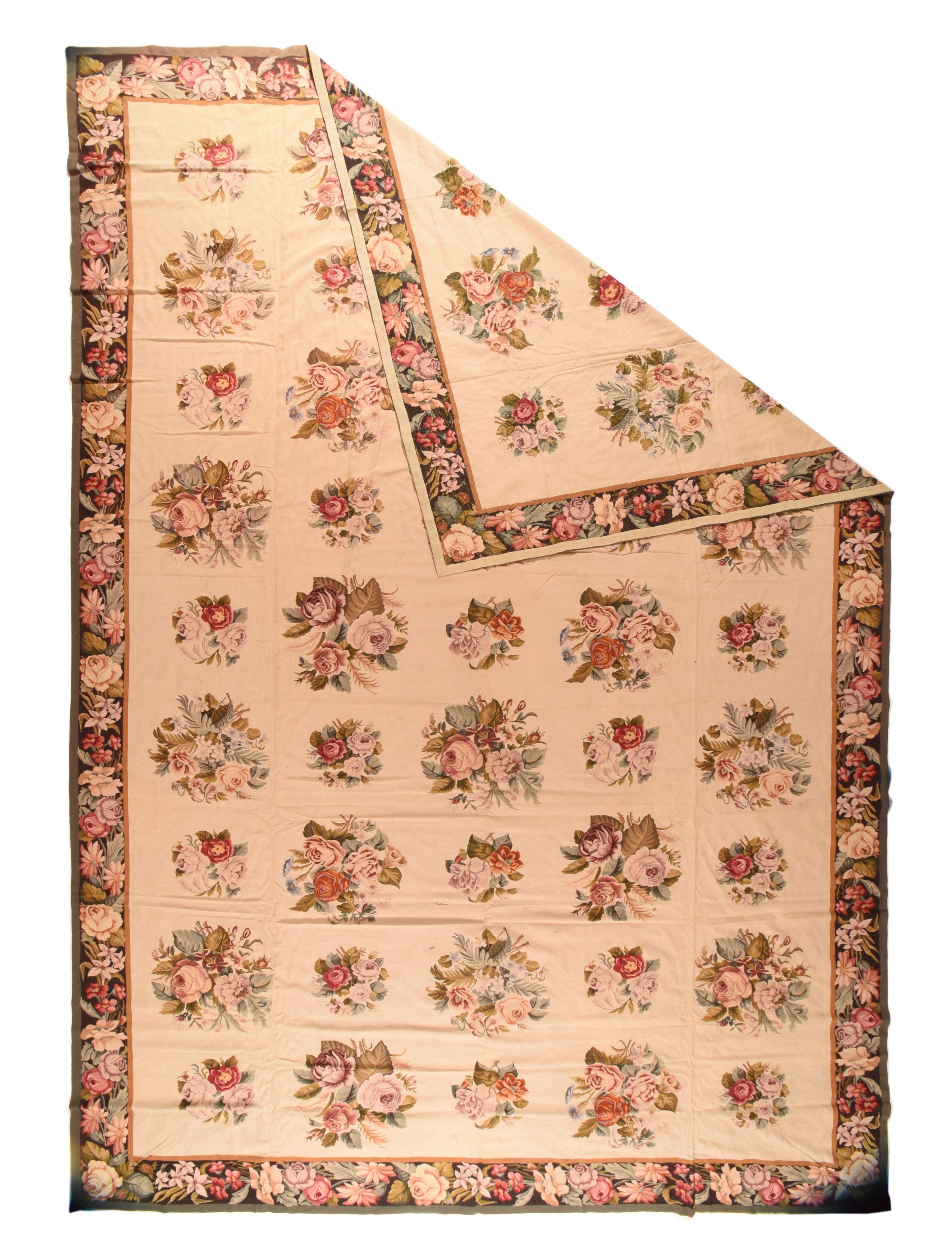 French Aubusson Design Rug 13'0
