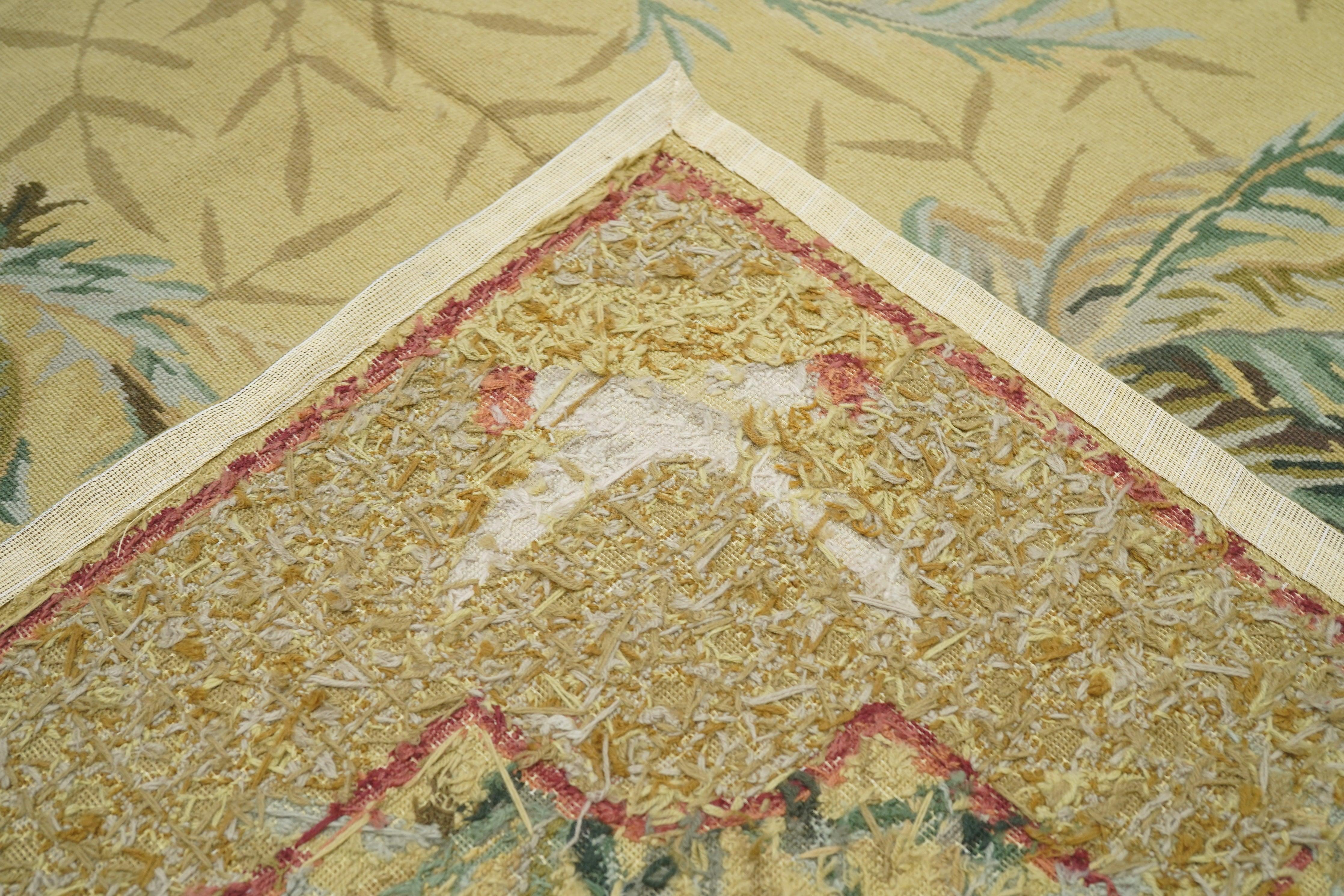 French Aubusson Design Rug 5'10'' x 9'0