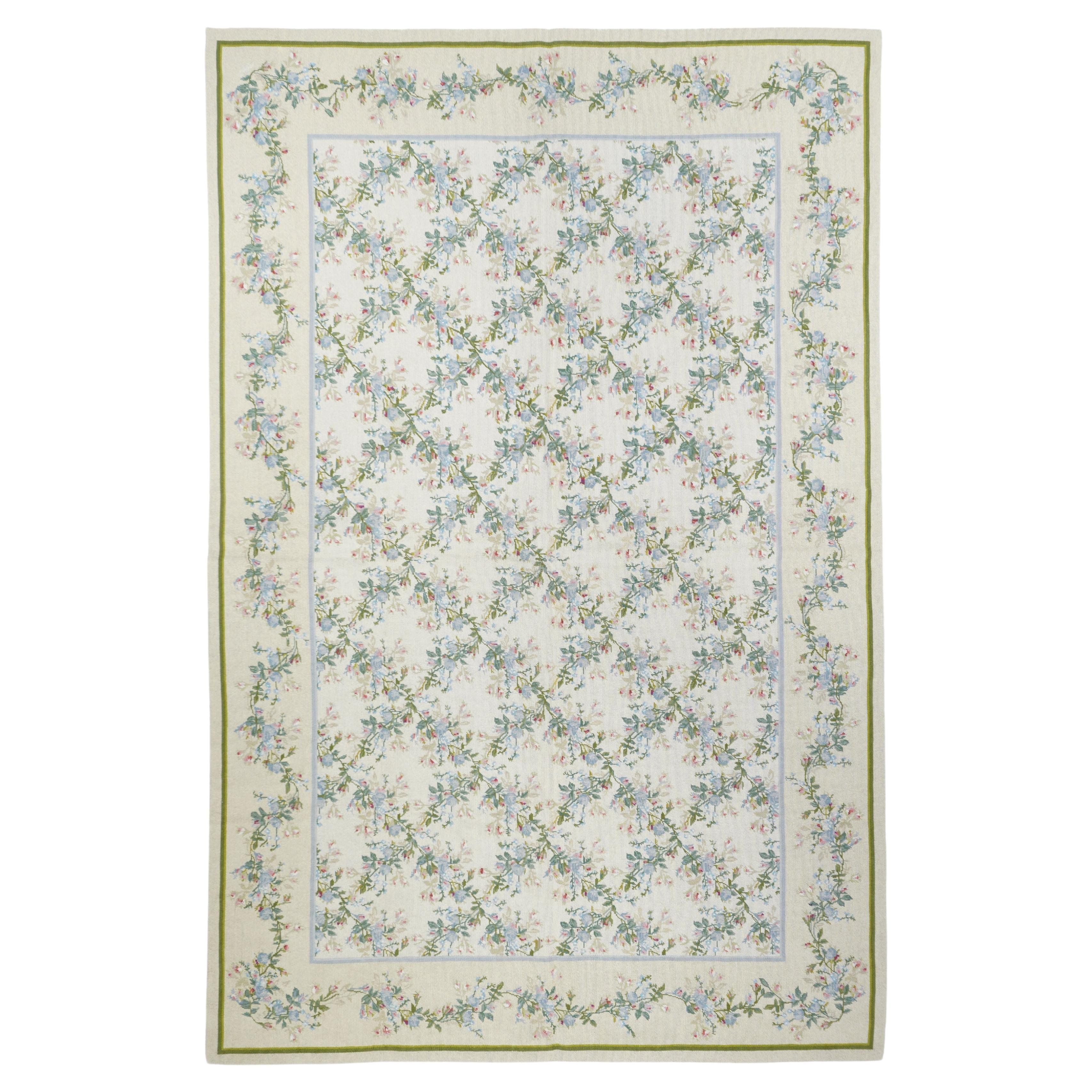 French Aubusson Design Rug 5'10'' x 9'0"