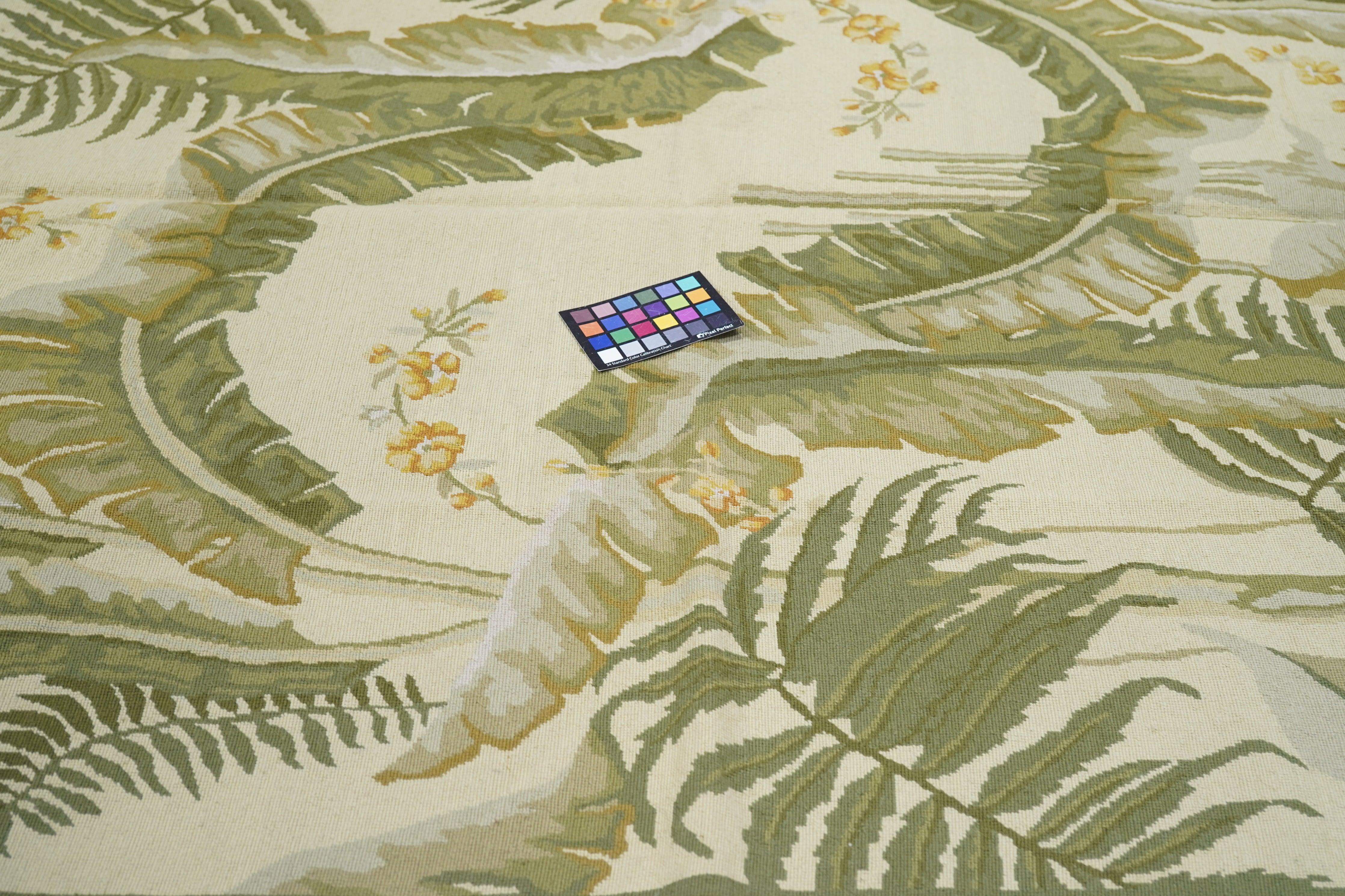 French Aubusson Design Rug 5'11'' x 8'11'' For Sale 2