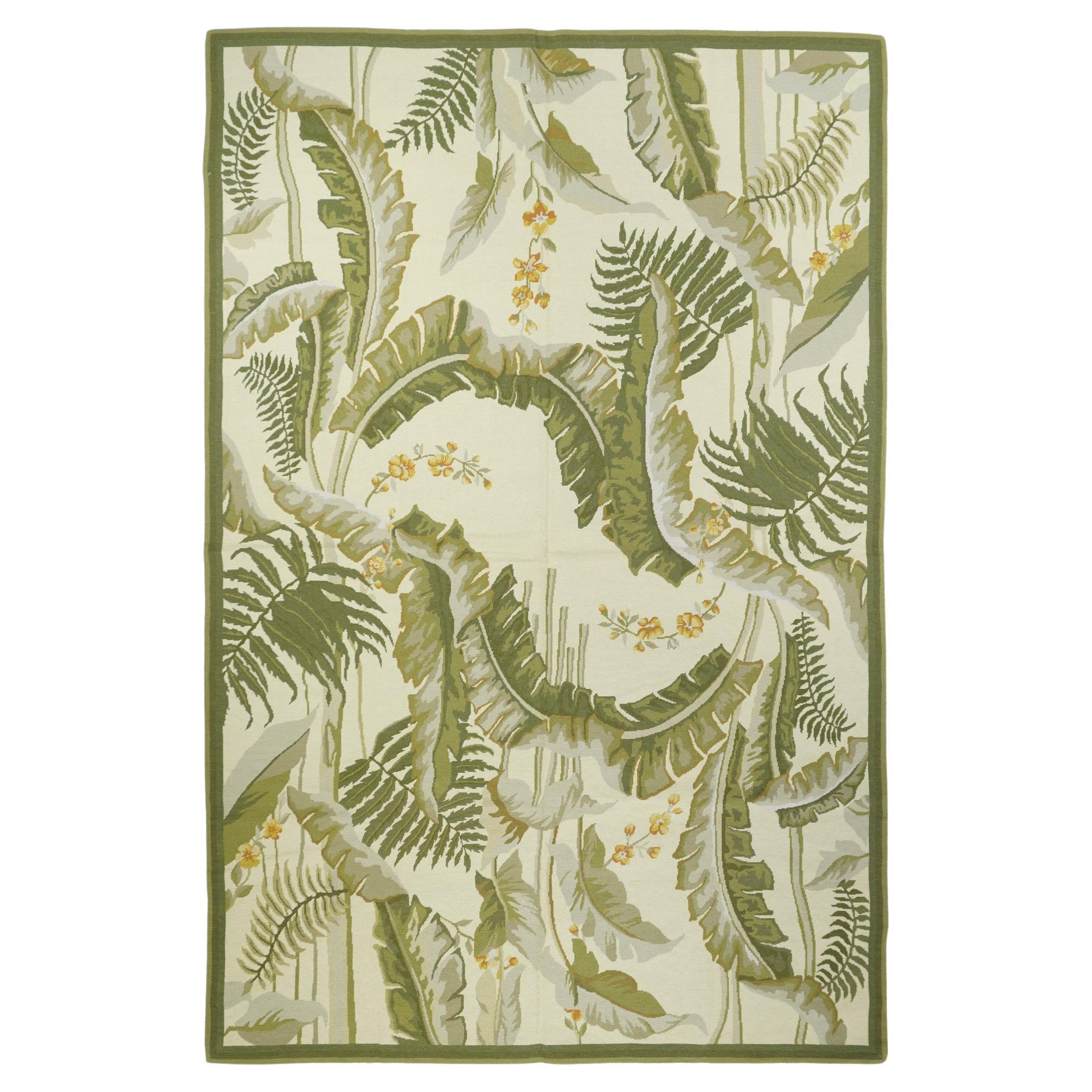 French Aubusson Design Rug 5'11'' x 8'11''