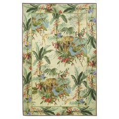 French Aubusson Design Rug 5'11'' x 8'11''