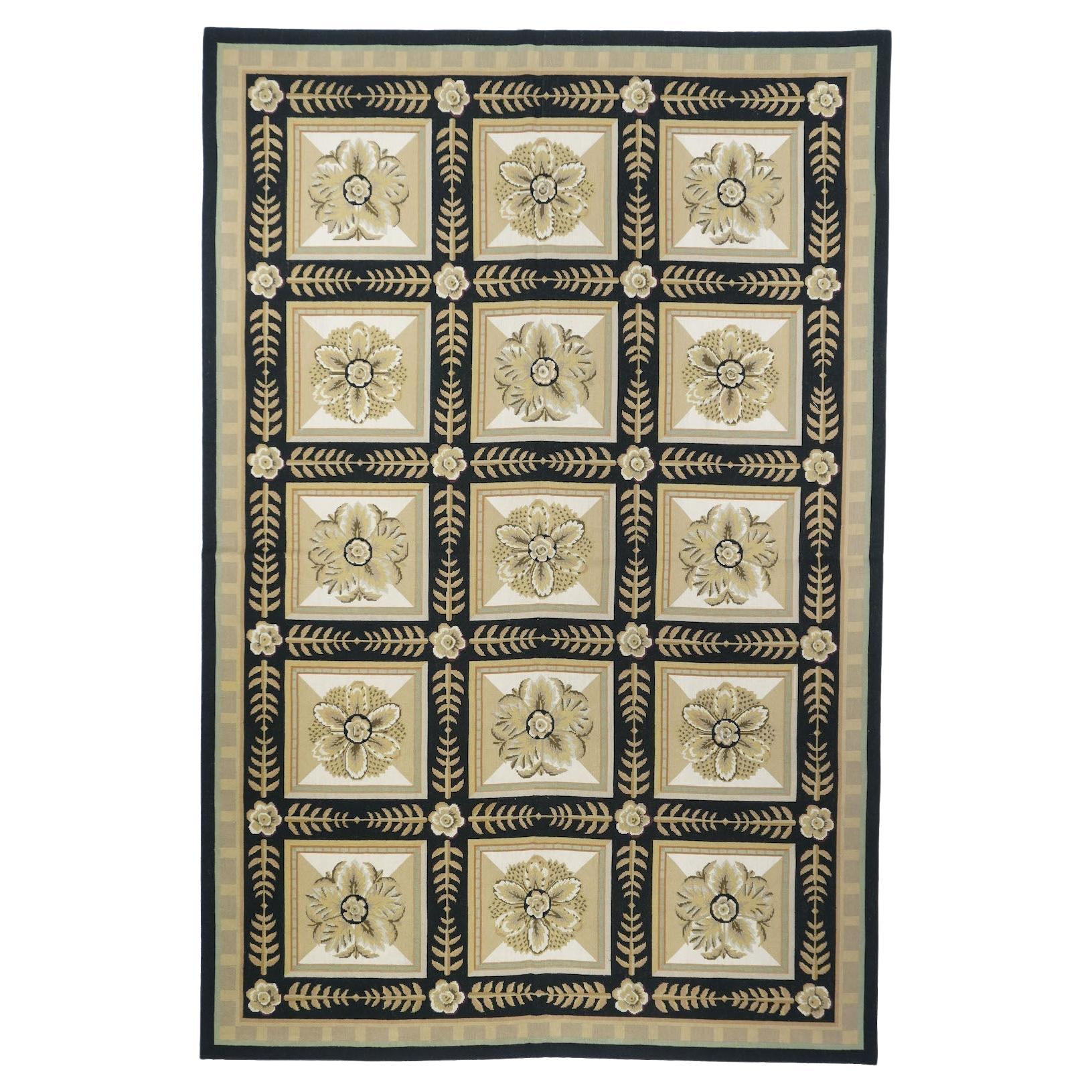 French Aubusson Design Rug 5'11'' x 8'11''