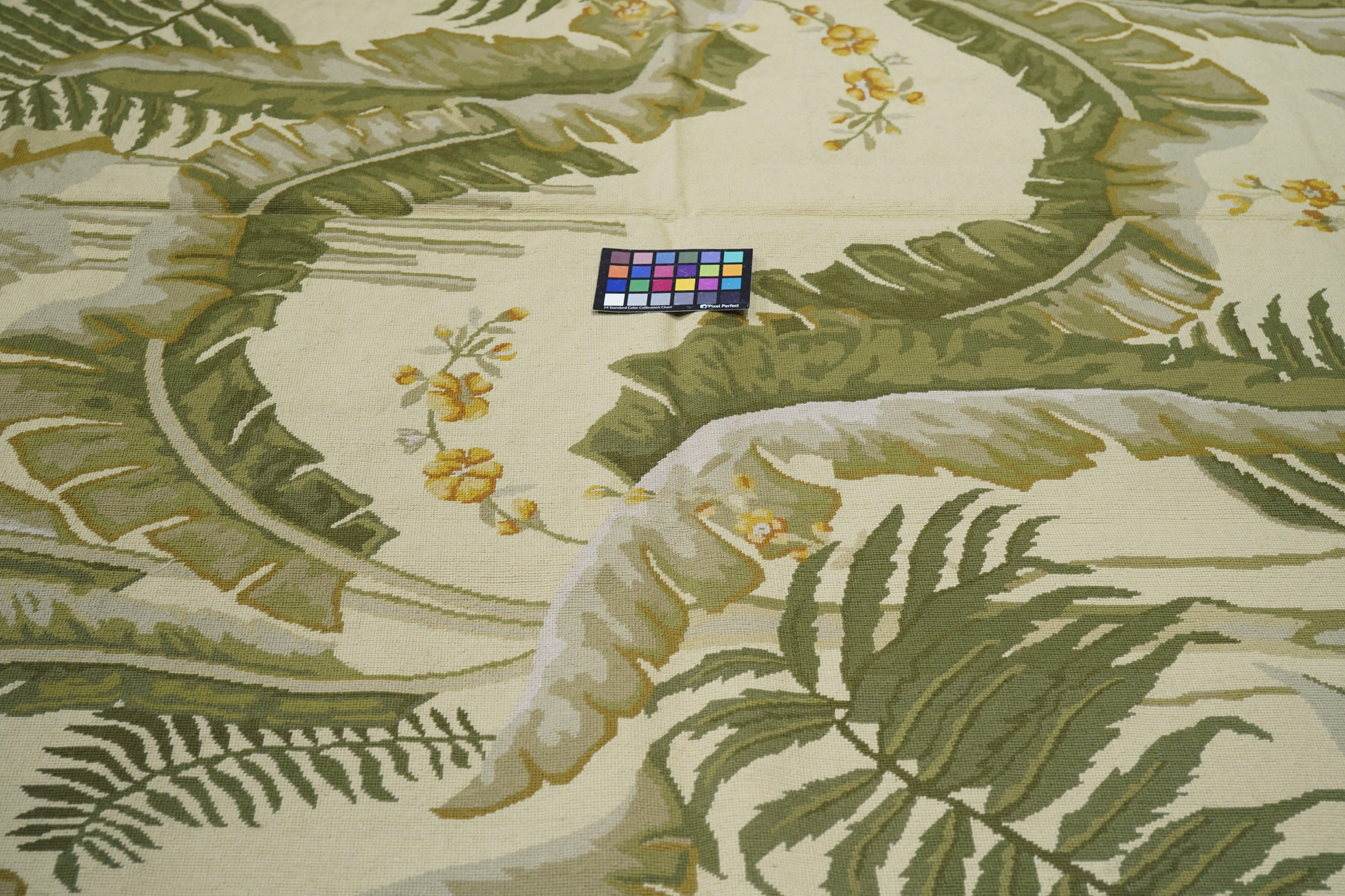 French Aubusson Design Rug 5'11'' x 9'0