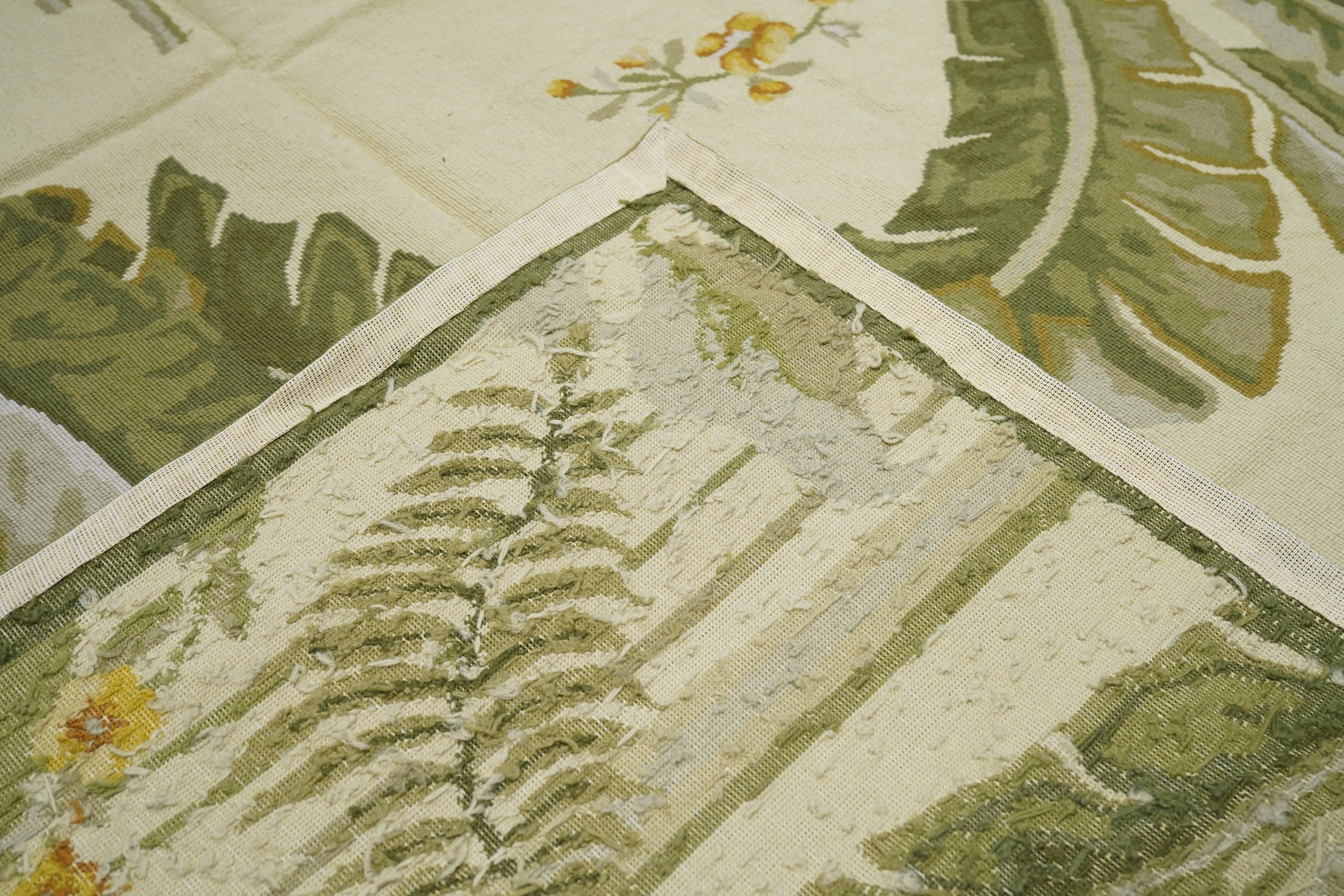 French Aubusson Design Rug 5'11'' x 9'0