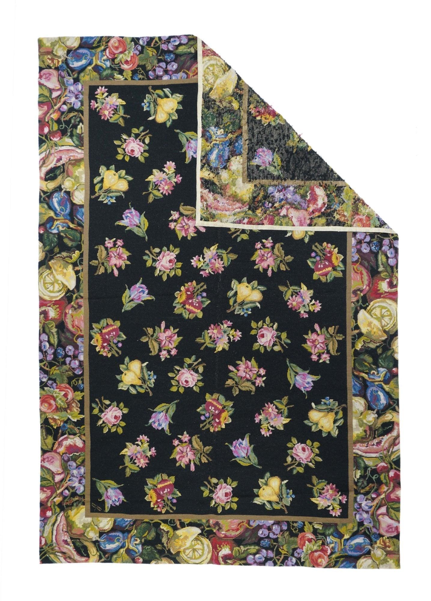 French Aubusson Design Rug 6'0
