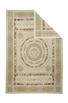 Französischer Aubusson-Design-Teppich 6'0" x 9'0"