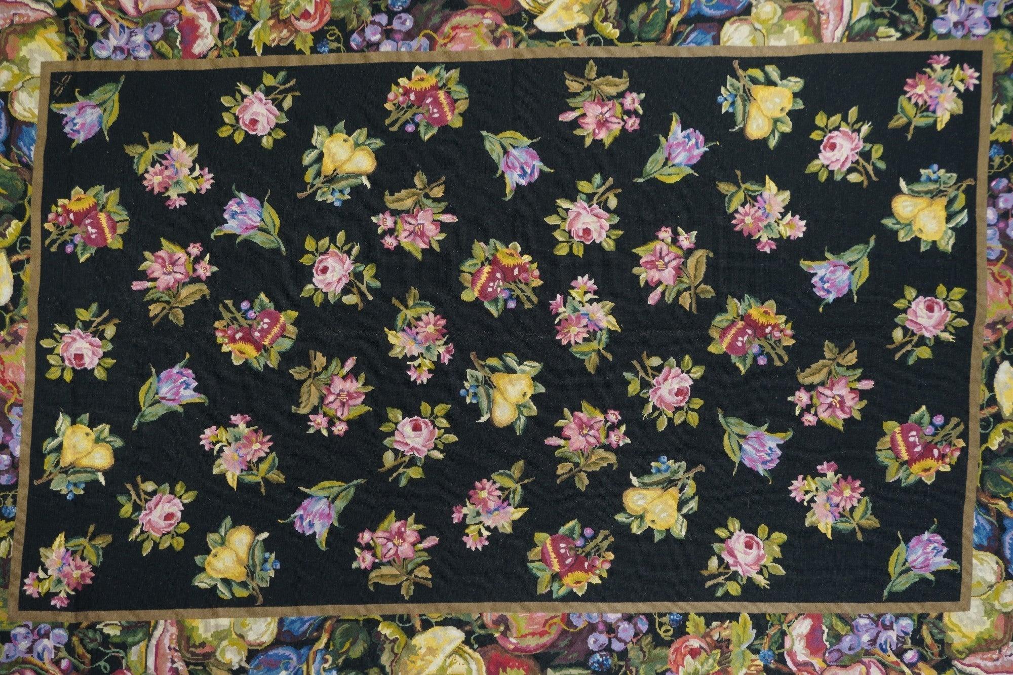 French Aubusson Design Rug 6'0