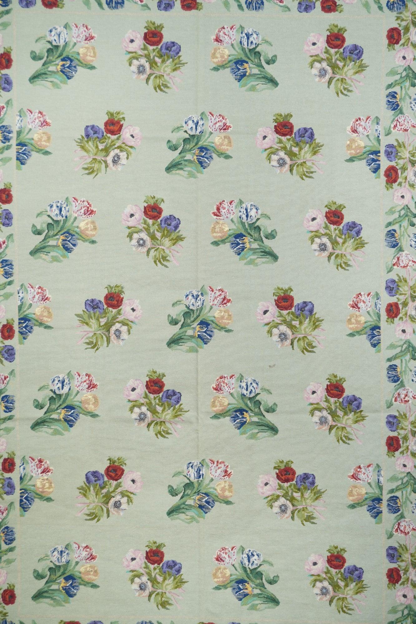 French Aubusson Design Rug 6'0