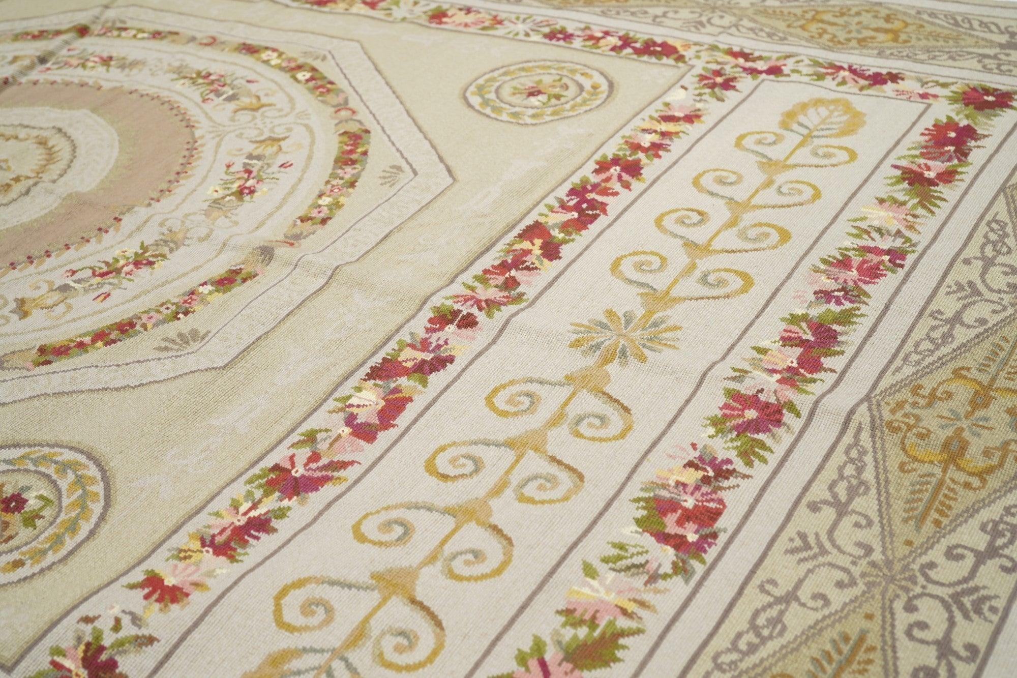 French Aubusson Design Rug 6'0