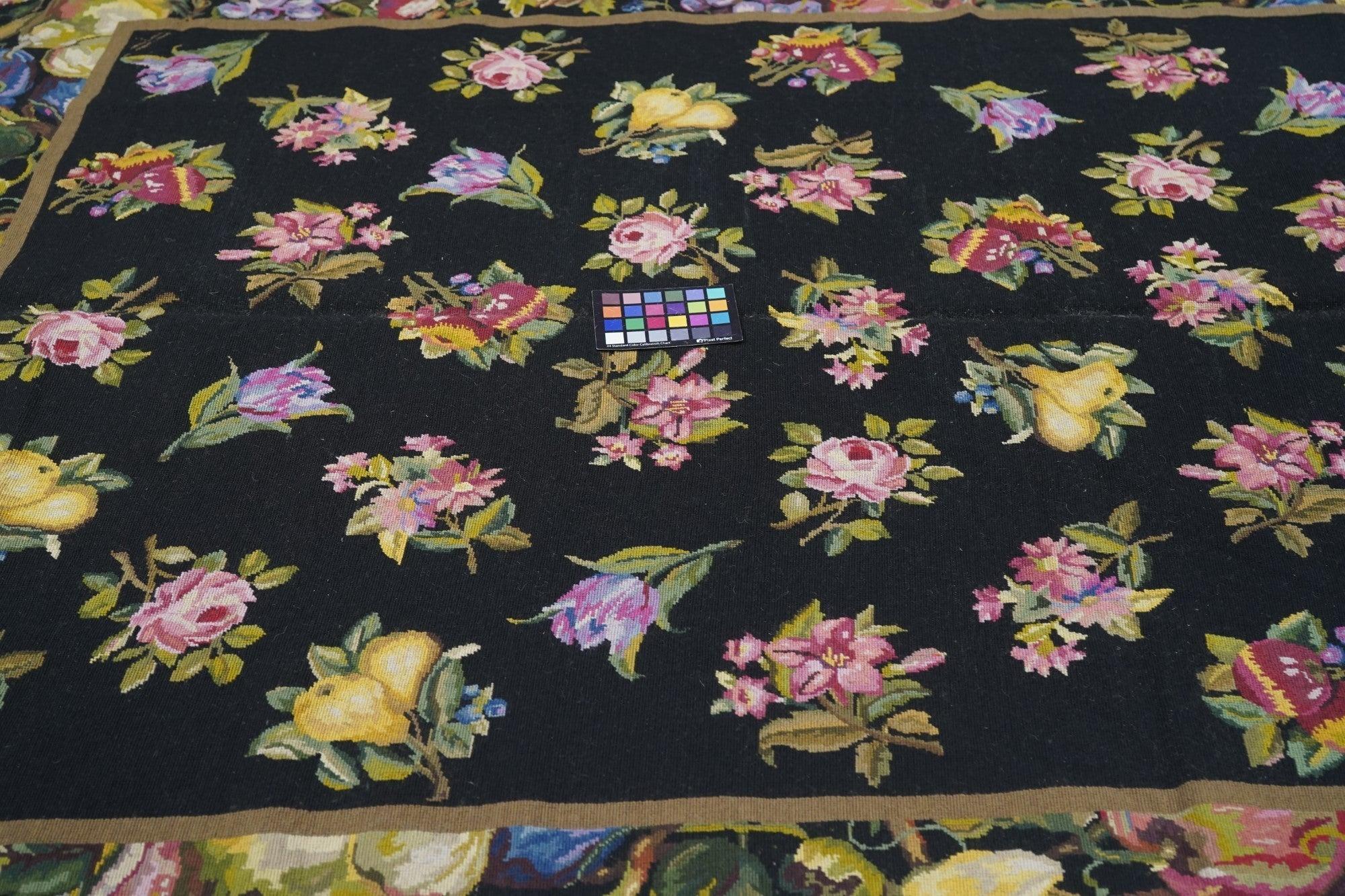 French Aubusson Design Rug 6'0