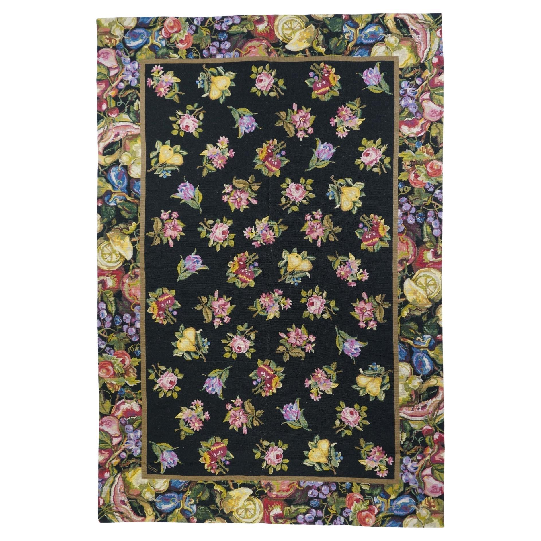 French Aubusson Design Rug 6'0" x 9'0"