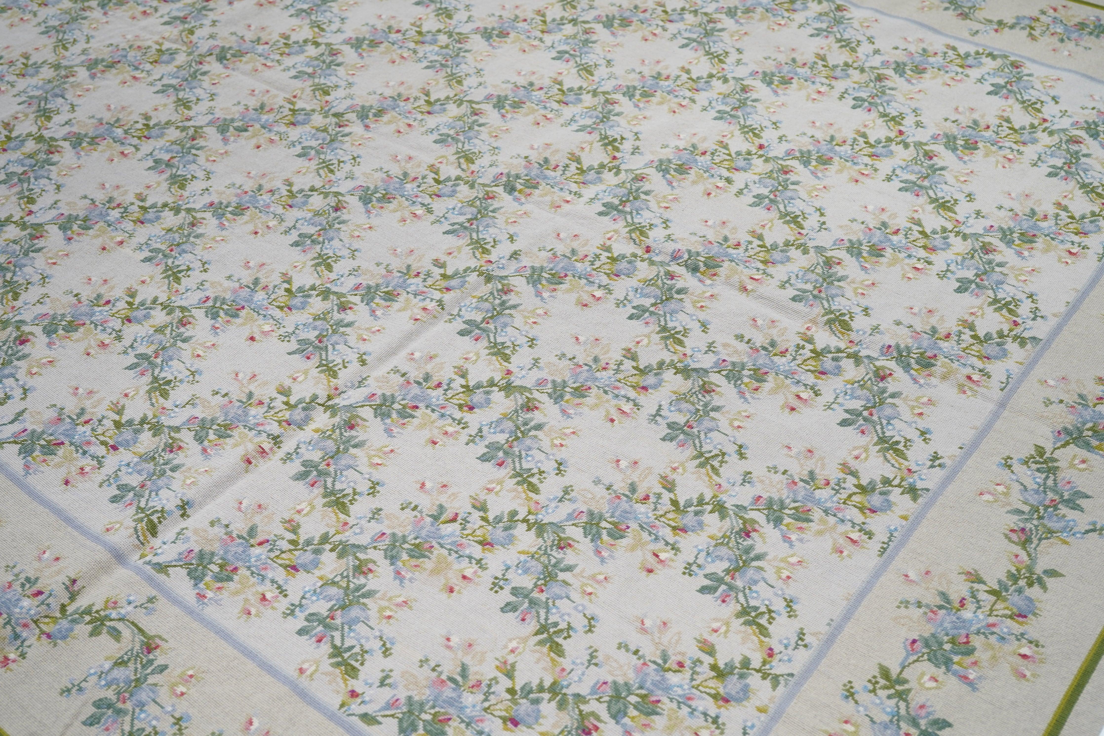 French Aubusson Design Rug 7'10'' x 10'0